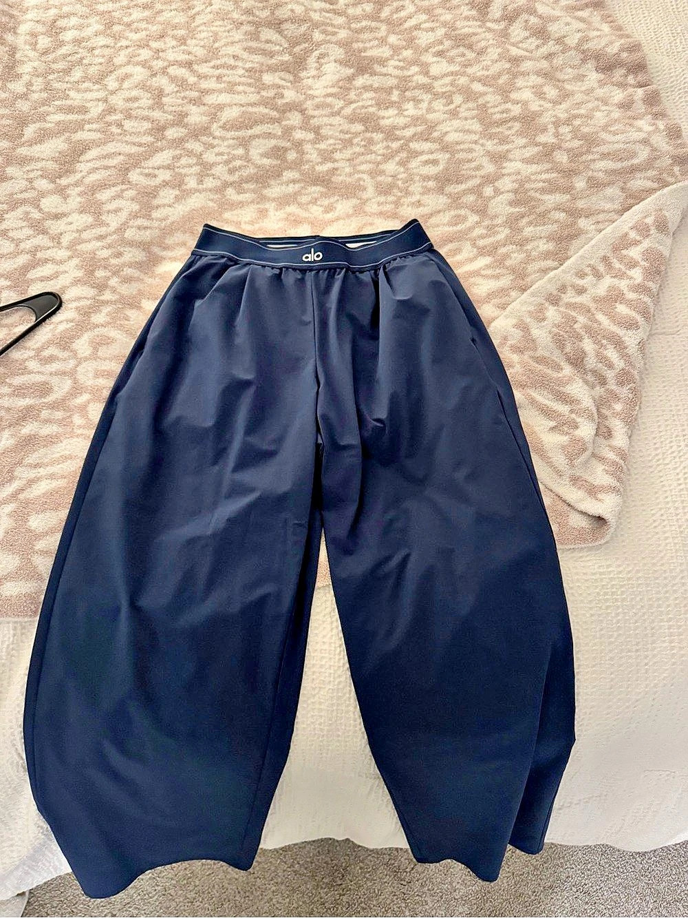 Alo Suit Up Trouser Wide Leg Pants in Blue Size small
Like New